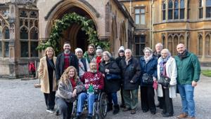 Alliance Homes Chief Executive Louise Swain With And North Somerset MP Sadik Al Hassan And Alliance Homes Customers And Colleagues At Tyntesfield