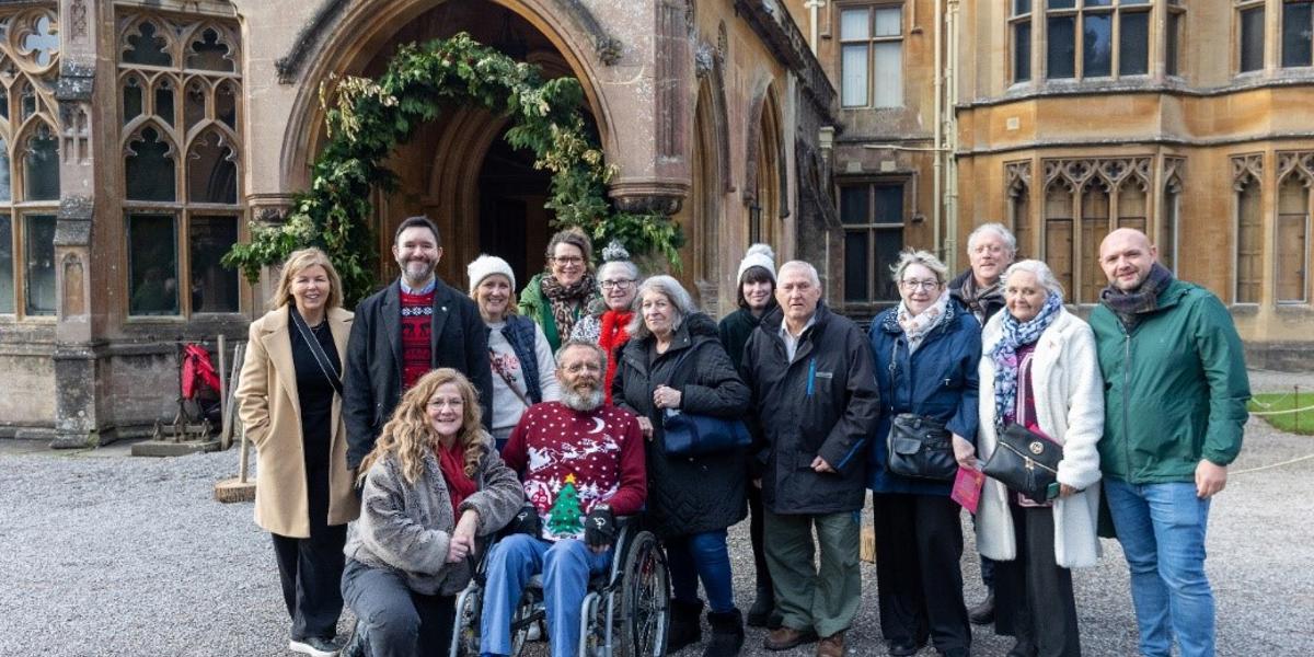 Alliance Homes Chief Executive Louise Swain With And North Somerset MP Sadik Al Hassan And Alliance Homes Customers And Colleagues At Tyntesfield