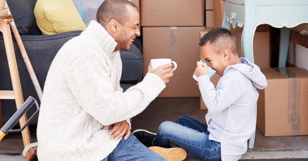 Istock 1166185198 Father And Son Moving House Land